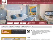 Tablet Screenshot of hotelrosadeiventi.com